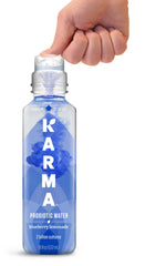 Karma detalle del push cap demostrando activación y protección de probióticos