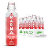 Karma bottle front packaging showing berry cherry flavor and benefits
