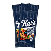 Kar’s front packaging showing box of 18 individual 1.5 oz packs, convenient for stocking