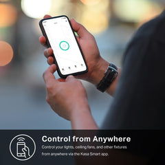 Kasa Smart HS200-2 en uso controlado por toque para conveniencia diaria