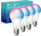 Kasa Smart front packaging showing 4-pack bulbs with product benefits