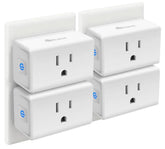 Kasa Smart front view showing compact plug saving outlet space