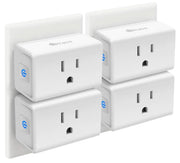 Kasa Smart front view showing compact plug saving outlet space
