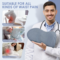 kasney cojín colocado en una silla de oficina para mejor postura