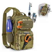 KastKing BlowBak front view showing pockets and compact profile for organized carry