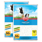 Kaytee front package showing 100L bedding and clear labeling benefit of quantity