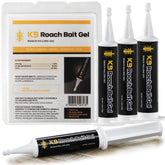 KB Roach Bait Gel front packaging shows contents and usage benefit