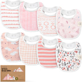 KeaBabies baberos frontal en caja listos para regalar y fáciles de almacenar