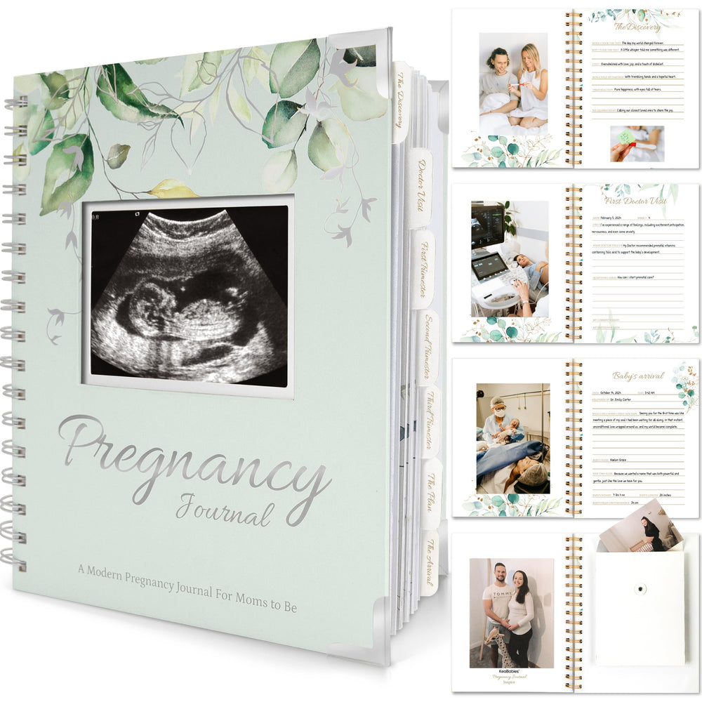 KeaBabies portada hardcover sage, diseño duradero y elegante