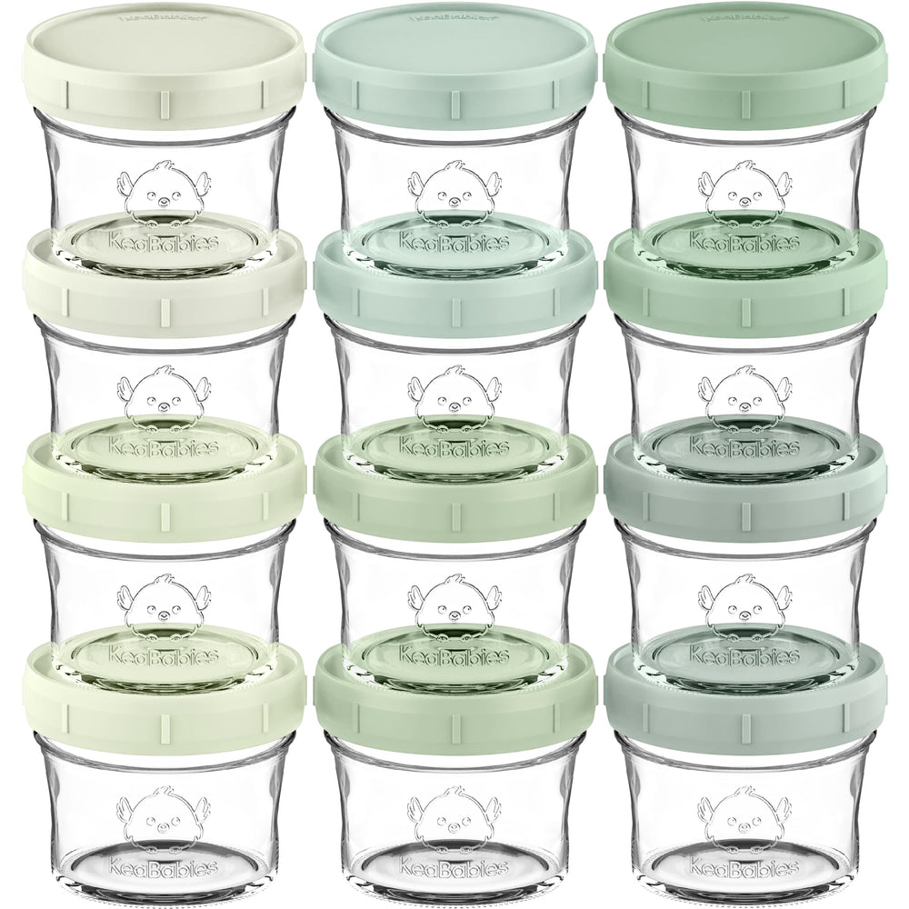 KeaBabies frasco frontal del pack sage mostrando diseño y color útil