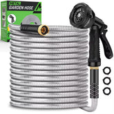 Kebose front view of coiled hose showing compact packaging and quick setup benefits