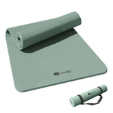 KEEP full view pale green mat showing extra width and stability