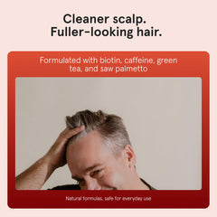 Keeps champú aplicado en cabello durante la ducha para más cuerpo