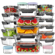 KEMETHY front packaging view showing full 40-piece set and labeling benefits