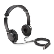 Kensington vista frontal del auricular on-ear mostrando diseño compacto y comodidad