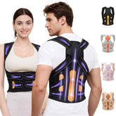 Kepwaa front view full back brace showing upright support and confidence