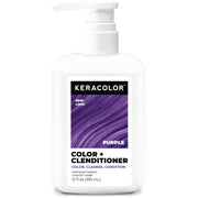 KERACOLOR envase frontal morado mostrando la presentación y beneficio de color inmediato