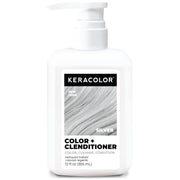 KERACOLOR envase frontal Silver mostrando diseño y beneficio de tono plateado