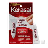 Kerasal envase frontal mostrando la presentación y beneficio de restaurar uñas
