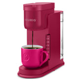 Keurig K-Express front view showing compact design and Island Berry finish for style