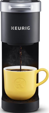 Keurig K-Mini front view showing compact footprint and quick brewing benefit