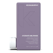 KEVIN.MURPHY envase frontal de HYDRATE-ME.RINSE mostrando diseño y beneficio hidratante