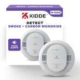 Kidde 30CUD10-V vista frontal mostrando iluminación y diseño, seguridad clara