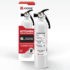 Kidde 711A frente del extintor mostrando diseño y etiqueta