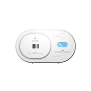 Kidde COBD10 vista frontal mostrando diseño compacto y advertencia audible