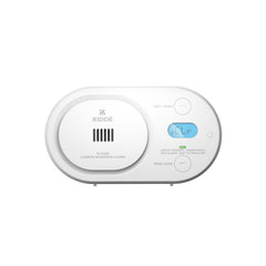 Kidde COBD10 vista frontal mostrando diseño compacto y advertencia audible