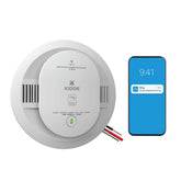 Kidde front view detector showing clean profile and clear hazard alerts