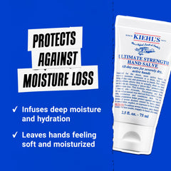 Kiehl's aplicación del producto en manos para protección inmediata