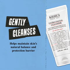 Kiehl's aplicación sobre rostro húmedo para limpieza diaria eficaz