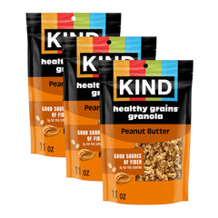 KIND empaque frontal mostrando 3 bolsas y beneficios nutricionales