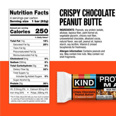 KIND primer plano de textura de frutos secos y recubrimiento de chocolate que muestra calidad