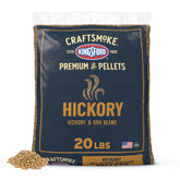 Kingsford Craftsmoke frente del empaque mostrando 20 libras y beneficios