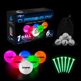 KINGTOP paquete frontal mostrando pelotas y tees, facilita transporte