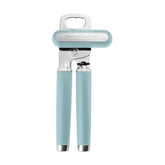 KitchenAid abrelatas frontal mostrando diseño resistente y uso sencillo