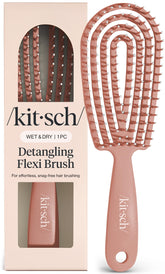 Kitsch cepillo frontal en terracota mostrando forma ergonómica y manejo cómodo