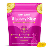 KITTYQUEEN front packaging showing 60-count bag and pineapple gummies for easy daily use