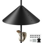 KITVONA front view baffle on pole showing wide coverage benefits