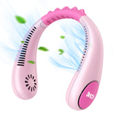 Kkdi neck fan front view showing compact design and child-friendly shape