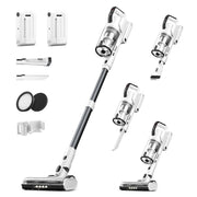 Klarpul front view of full vacuum shows powerful suction and sleek design