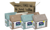 Kleenex frente del empaque mostrando 60 toallas y facilidad de dispensado