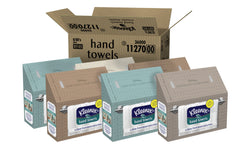 Kleenex frente del empaque mostrando 60 toallas y facilidad de dispensado