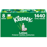 Kleenex frente de caja mostrando diseño y cantidad para fácil identificación