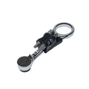 KLEIN TOOLS vista frontal mini carraca con almacenamiento integrado y perfil delgado