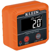 Klein Tools 935DAG front view showing compact digital inclinometer for easy transport