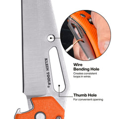 KLEIN TOOLS bit doble removible mostrando ranura y Phillips para versatilidad