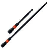 Klein Tools vista frontal del juego 80208 mostrando ambas extensiones y empaque